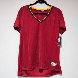 Fanatics Fast‎ Break NBA Cleveland Cavaliers Womens V Neck Jersey Top Large